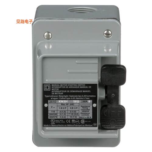 2510KW2H -[全新MANUAL SWITCH 600VAC K+OPTIONS]