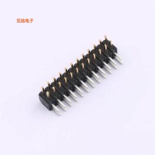 X4621WR-2x12B-C40D28 -[(X4621)2.0双排单塑插件,P=2mm排针