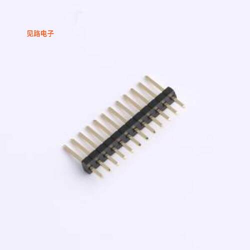 X1311WV-12J-C40D24 -[(X1311)1.27单排单塑插件,P=1.27mm排针
