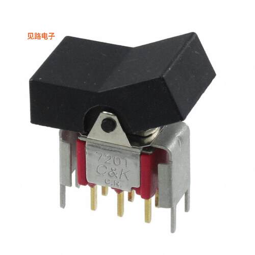 7201J3V6BE2 -[全新SWITCH ROCKER DPDT 0.4VA 20V]
