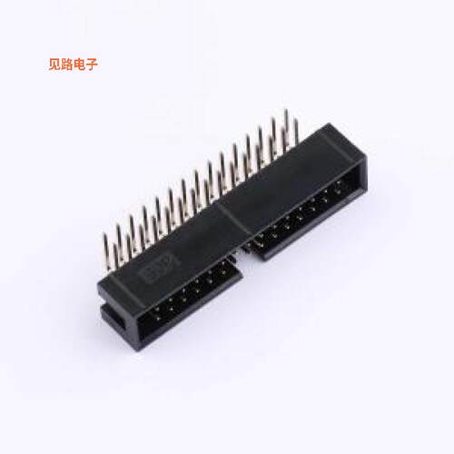 BH254R-30P -原装[简牛2.54mm 弯插 2x15P 黑色线对板针座