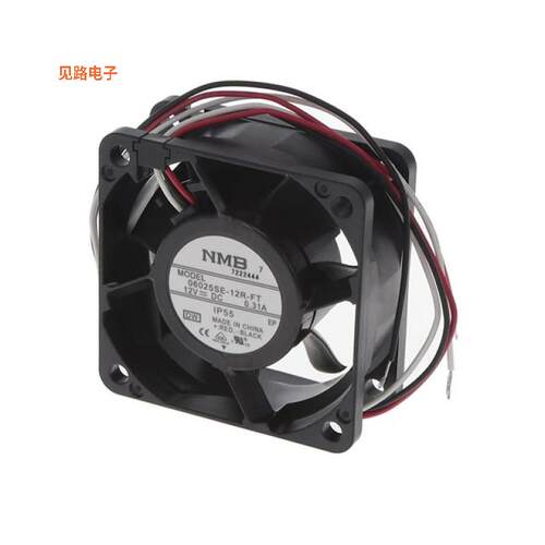 06025SE-12R-FT-DW -[全新FAN AXIAL 60X25MM 12VDC WIRE]