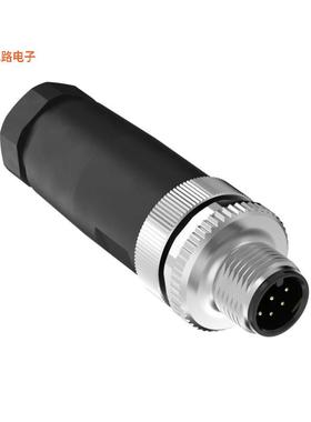 BFW-M12M8-8X -原装[FIELD WIREABLE CONNECTOR, M12插头，公引脚