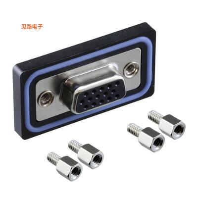 HDB-15PFFS-SL8001 -[全新CONN D-SUB HD RCPT 15POS PNL MNT]