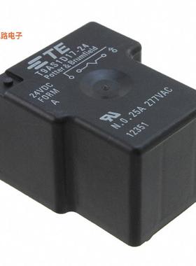 T9AS1D17-24 -原装[RELAY GEN PURPOSE SPST 21A 24V通孔