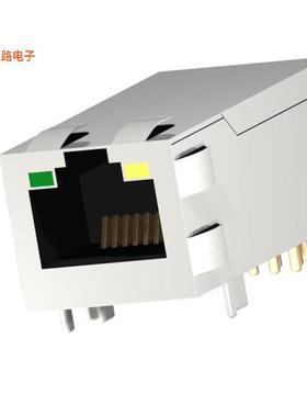 SCNRJ-1212GGMSEGY-073FSORTH -原装[CONN JACK 1PORT PCBRJ45