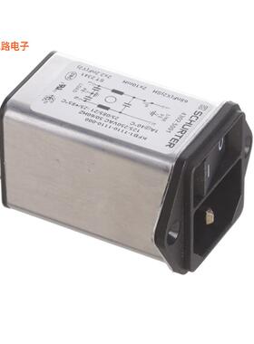 4302.5001 -原装[PWR ENT MOD RCPT IEC320-C14 PNLIEC 320-C14
