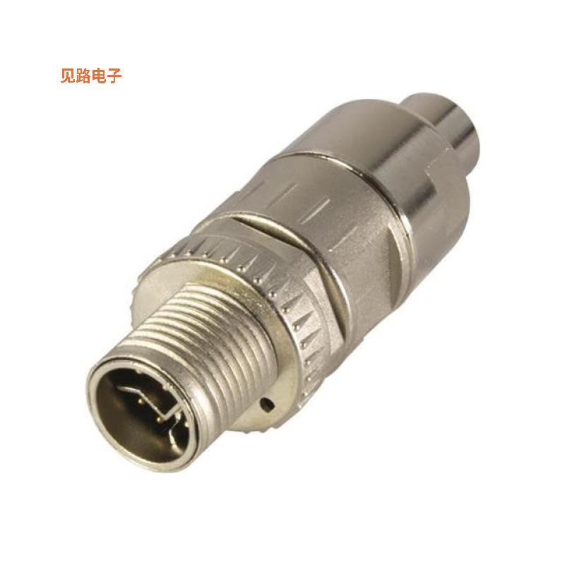 21038611814 -原装[M12 Y-CODE 8PIN, MALE, SHIELDED,插座外壳