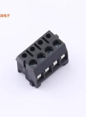 KF332K-3.5-4P -原装[黑色铜环保一字可拼螺钉式接线