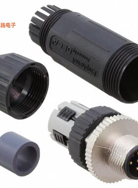 M12A-05BMME-SL8001 -原装[CONN PLUG MALE 5POS CL