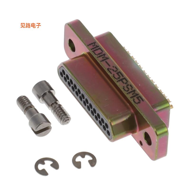 MDM-25PSM5 -原装[CONN MICRO-D PLUG 25POS PNL MNTD 型，微型 D