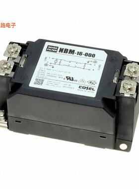 NBM-06-101 -原装[LINE FILTER 250VAC/VDC 6A CHASS单相