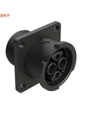 FLS012N2S03 -原装[4 (2+2) POSITION SQUARE FLANGE R插座外壳