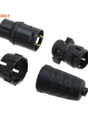 EN3C2FX -原装[CONN PLUG FMALE 2P GOLD SLDR CUP插头，母插口