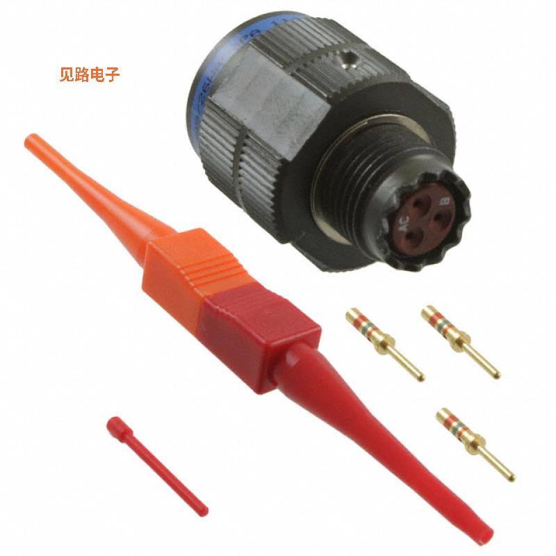 D38999/26WA98PA -[全新CONN PLUG MALE 3POS GOLD CRIMP]