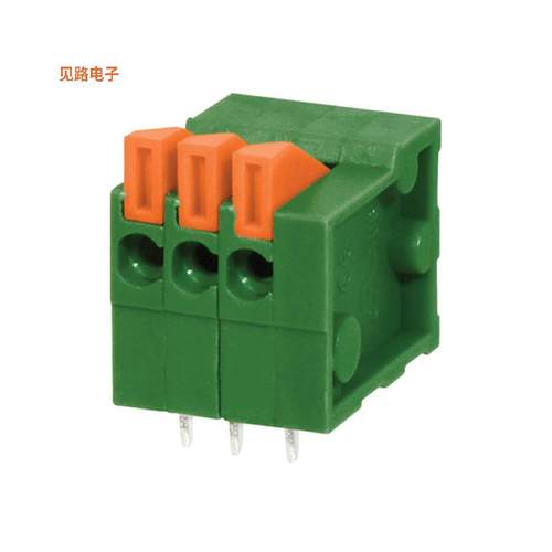 TBL003-254-03GR-2OR -[全新TERMINAL BLOCK, SCREWLESS, 2.54,]