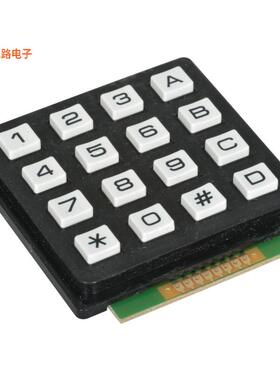 AK-1604-N-BWB -[全新KEYPAD,16 KEYS,MATRIX OUTPUT 2]