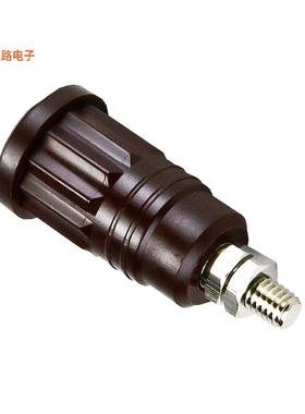 CT2243-1 -原装[CONN BANANA JACK THRD BROWN香蕉插孔