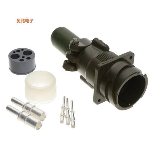 CA3100E24-12P-B-F80 -原装[CONN RCPT W/PIN 5POS插座，公形引脚