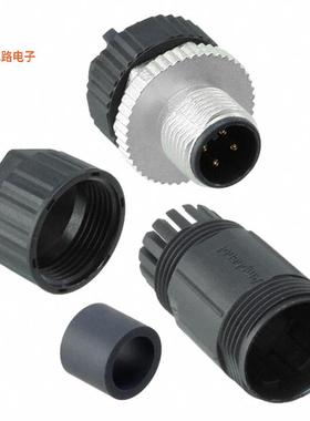 M12A-04BMMB-SL7001 -[全新CONN PLUG MALE 4POS GOLD SCREW]