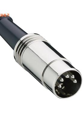 0131 08-1 -原装[DIN PLUG STRAIGHT CABLEMOUNT 8P插头，公引脚