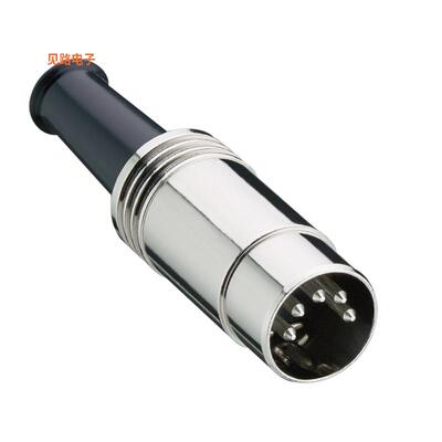 0131 06 -原装[DIN PLUG STRAIGHT CABLEMOUNT 6P插头，公引脚