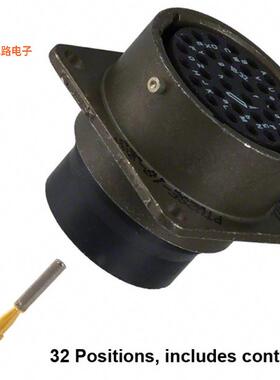 PT02SE-18-32S -[全新CONN RCPT FMALE 32POS GOLD CRIMP]