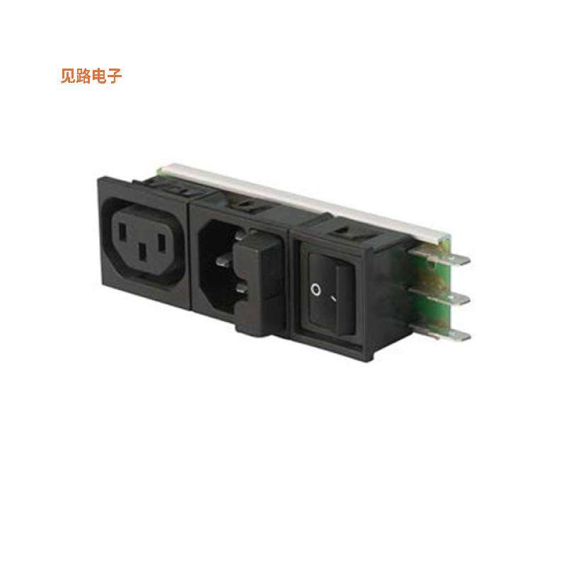 6424.0153.20 -原装[PWR ENT MOD RCPT IEC320-C14 PNLIE