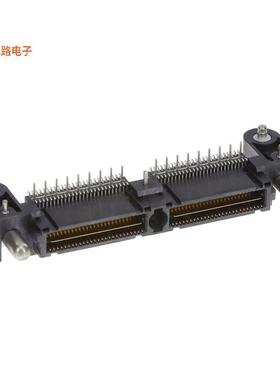 QMS-052-02-SL-D-RA-MG-K-TR -[全新CONN HDR 104POS R/A GOLD]