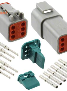 AT6PS-CKIT -原装[CONN PLUG&RCPT 6P CRIMP 16-18AWG插头和插座