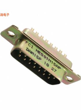 DAM15P -原装[CONN D-SUB PLUG 15POS SOLDER CUPD-Sub