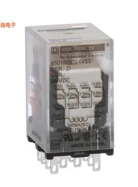 8501RSD24V53 -原装[PLUG IN RELAY, TYPE R, MINIATURE可插