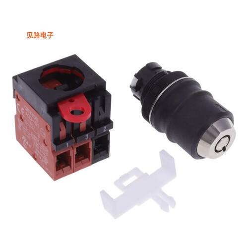 A22TK-2LR-12-01 -[全新SWITCH KEYLCK 2POS DPST 10A 110V]