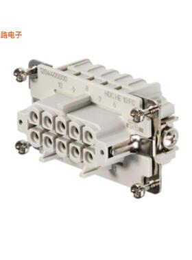 1204400000 -原装[INSERT FEMALE 10POS+1GND CRIMP无触头嵌件