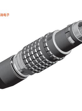 FGG.1T.512.CTAC45 -原装[CABLE MOUNT PLUG 2-PAIR插头，公引脚