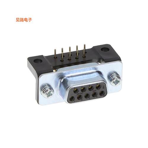 DE-9SA-J4R -原装[D-SUB, PCB, RIGHT ANGLE, 9 PON,D-Sub
