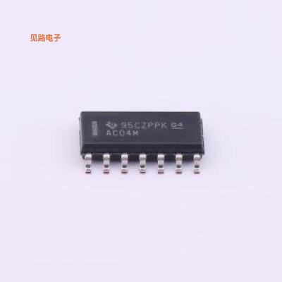 CD74AC04M96 -原装[CD74AC04 8 通道、1.5V 至 5.5V 反相器反相器