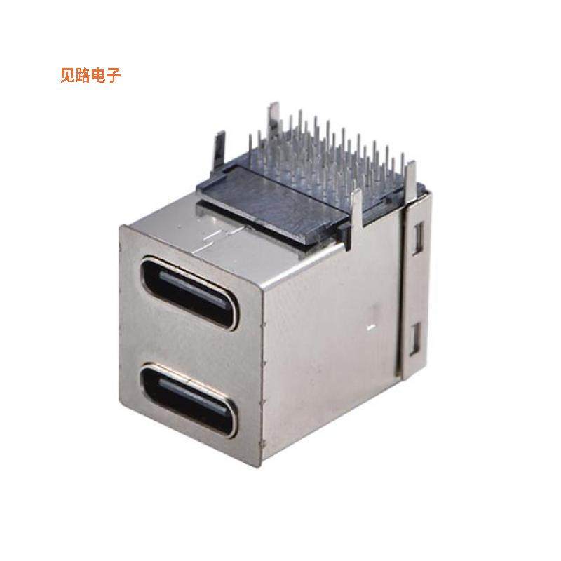 A-USBC-20F0-DA-GTP01 -[全新CONN RCPT USB2.0 TYPEC 16POS RA]