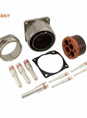 CL90558FS52413P -[全新CONN PLUG MALE 8POS GOLD CRIMP]