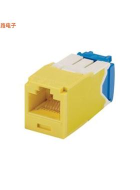 CJ6X88TGYL-24 -原装[MINI-COM MODULE, CAT 6A, UTP, 8插孔
