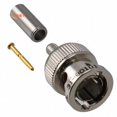 031-80101 -原装[CONN BNC PLUG STR 75 OHM CRIMPBNC