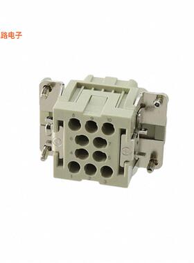 HEE-010-F -原装[INSERT FML 10POS+1GND HEE-010-F无触头嵌件