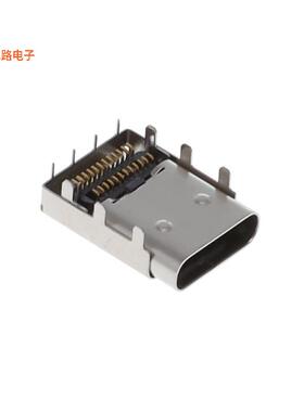 KUSBX-SMT-CS4-B30TR -[全新USB TYPE C, SMT PINS, TH SHIELD]
