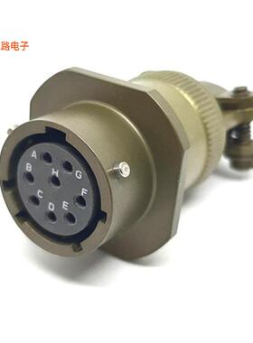 MSW01A12-8S-SR -[全新CABLE MOUNT RECEPTACLE, WITH STR]