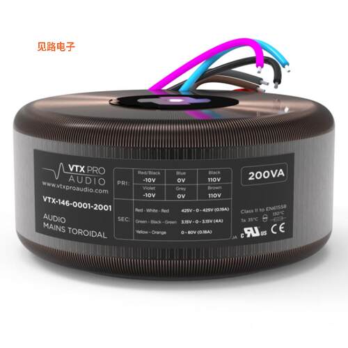 VTX-146-0001-2001 -[全新VTX PRO AUDIO MAINS TOROIDAL 200]