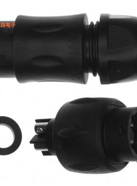 UTS1JC124PSCR -[全新CONN RCPT MALE 4POS GOLD SCREW]