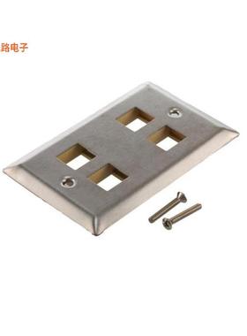 LC-WPSSK-04 -[全新STAINLESS WALL PLATE FOR 4 KEYST]