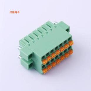 KF2EDGKNHM-3.81-2*7P -[原装插拔式接线P=3.81mm