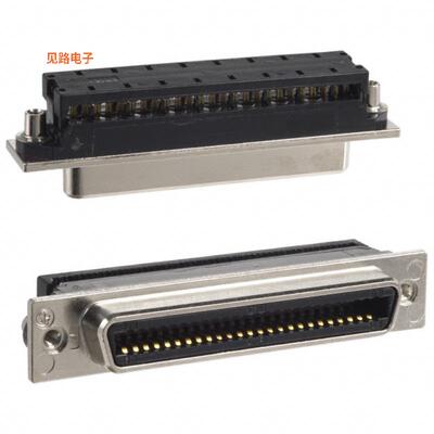 5554436-2 -原装[CONN RCPT 50POS PNL MNT IDC外罩触点