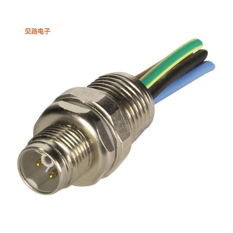 21033095503 -[全新M12 K-CODE 4+PE PIN, MALE, SHIEL]